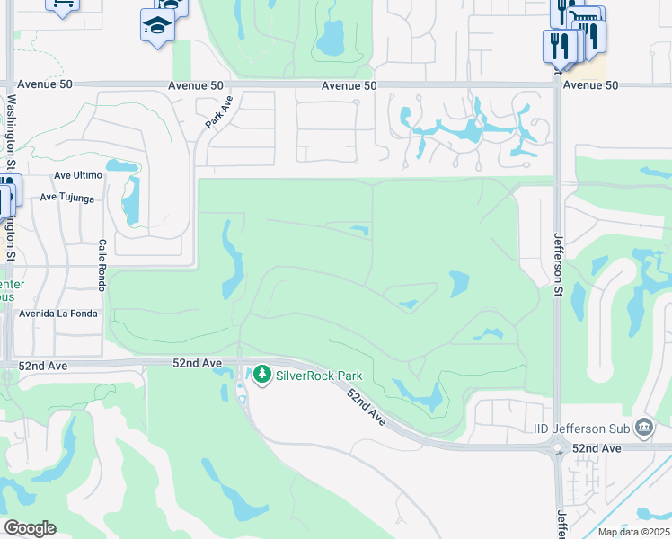 map of restaurants, bars, coffee shops, grocery stores, and more near 79434 Cetrino in La Quinta