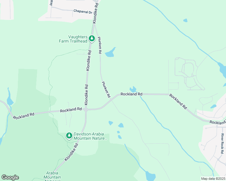 map of restaurants, bars, coffee shops, grocery stores, and more near 6900 Rockland Road in Stonecrest