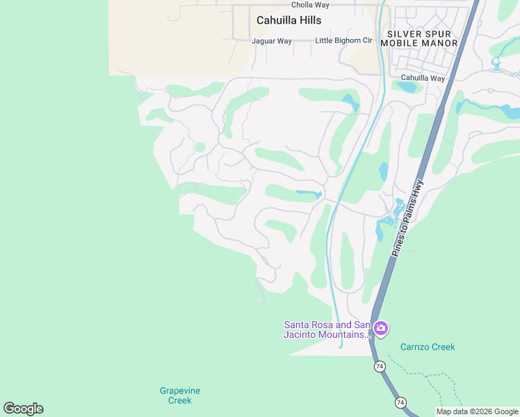map of restaurants, bars, coffee shops, grocery stores, and more near 148 Wanish Place in Palm Desert