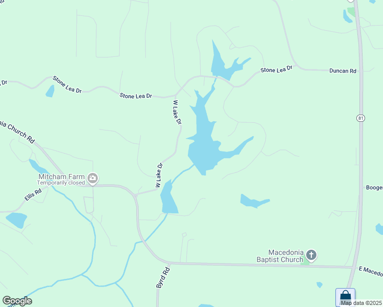 map of restaurants, bars, coffee shops, grocery stores, and more near 625 West Lake Drive in Oxford