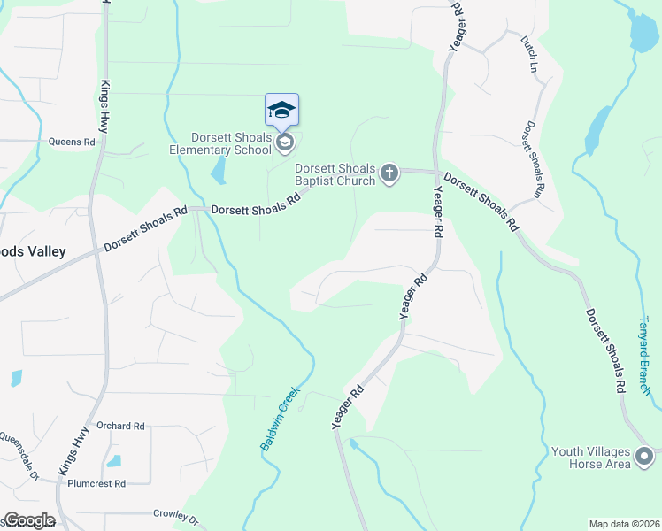 map of restaurants, bars, coffee shops, grocery stores, and more near 5784 Shoal Creek Drive in Douglasville