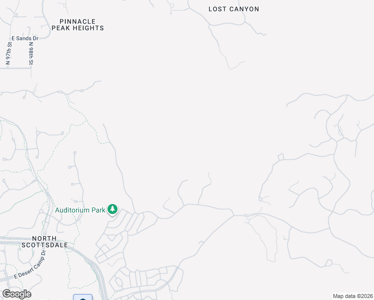 map of restaurants, bars, coffee shops, grocery stores, and more near 21018 North 104th Street in Scottsdale