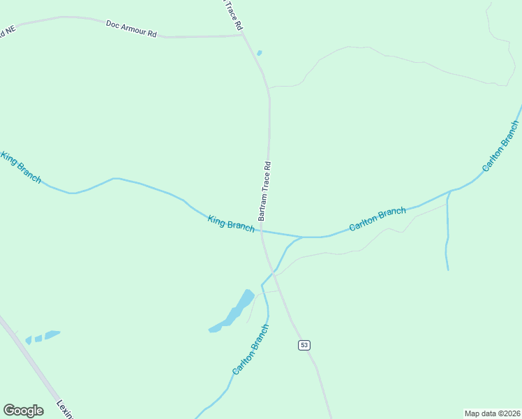 map of restaurants, bars, coffee shops, grocery stores, and more near 647 Bartram Trace Road in Rayle