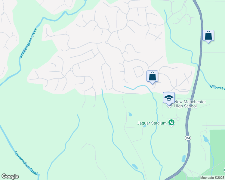map of restaurants, bars, coffee shops, grocery stores, and more near 4695 Ferncrest Place in Douglasville