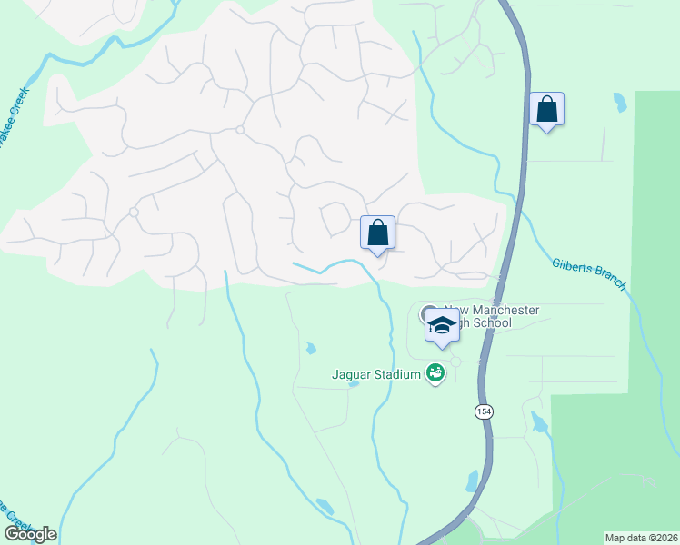 map of restaurants, bars, coffee shops, grocery stores, and more near 4642 Burnt Fork Circle in Douglasville