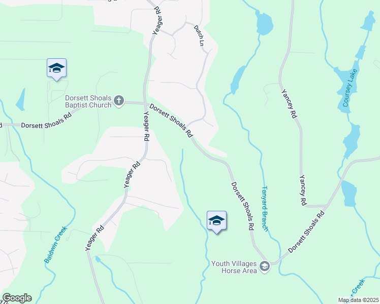 map of restaurants, bars, coffee shops, grocery stores, and more near 5479 Dorsett Shoals Road in Douglasville
