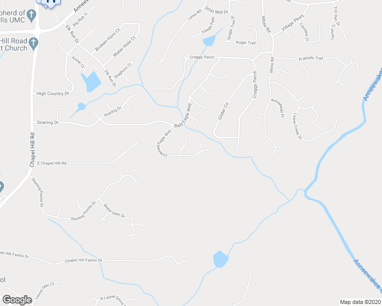 map of restaurants, bars, coffee shops, grocery stores, and more near 3820 Crowned Eagle Way in Douglasville