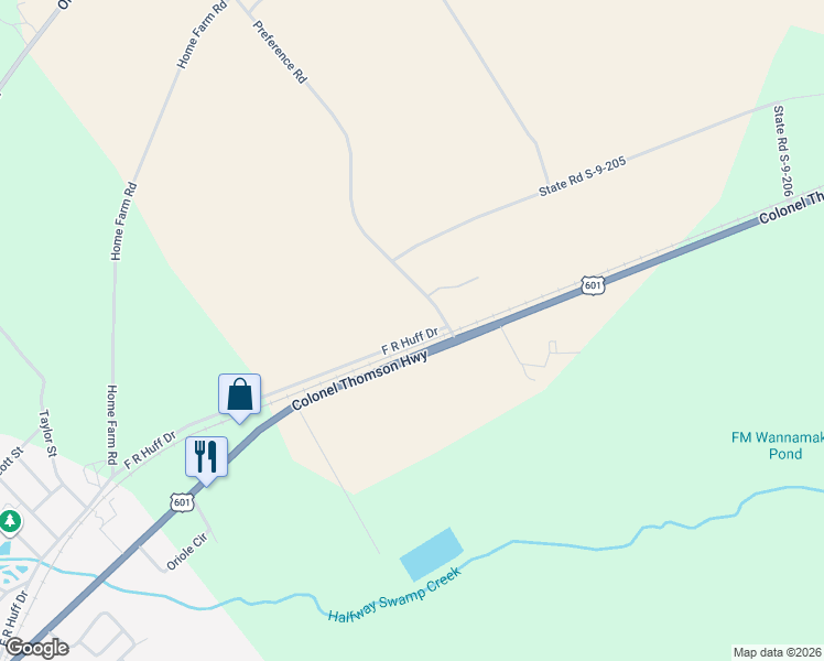 map of restaurants, bars, coffee shops, grocery stores, and more near in Saint Matthews