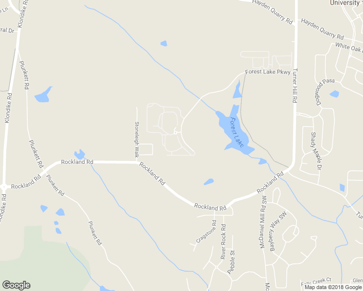 map of restaurants, bars, coffee shops, grocery stores, and more near Kensington Trce in Lithonia