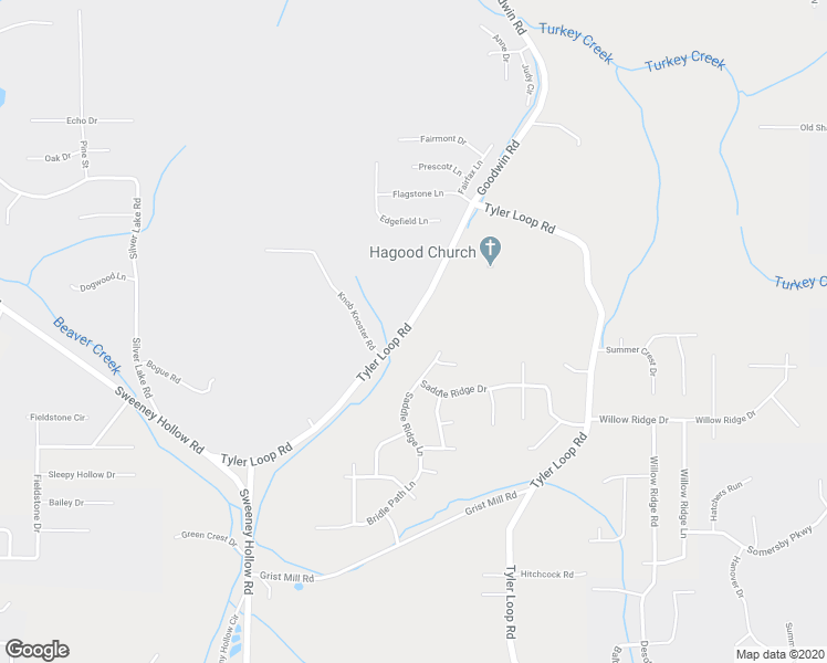 map of restaurants, bars, coffee shops, grocery stores, and more near 6300 Tyler Loop Road in Pinson
