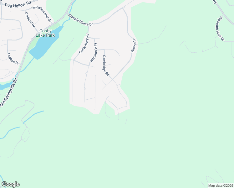 map of restaurants, bars, coffee shops, grocery stores, and more near 6437 Cambridge Road in Pinson