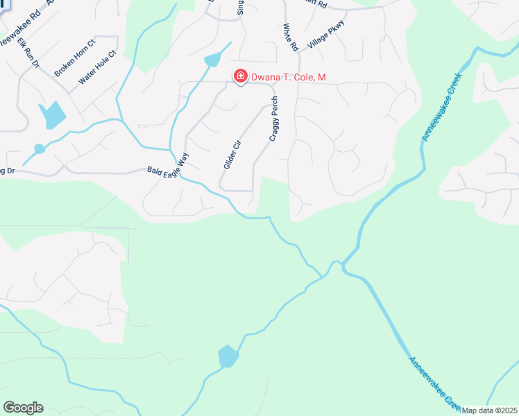 map of restaurants, bars, coffee shops, grocery stores, and more near 3448 Craggy Perch in Douglasville