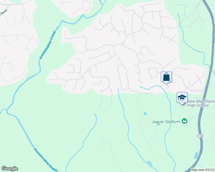 map of restaurants, bars, coffee shops, grocery stores, and more near 3308 Hunting Creek Pass in Douglasville