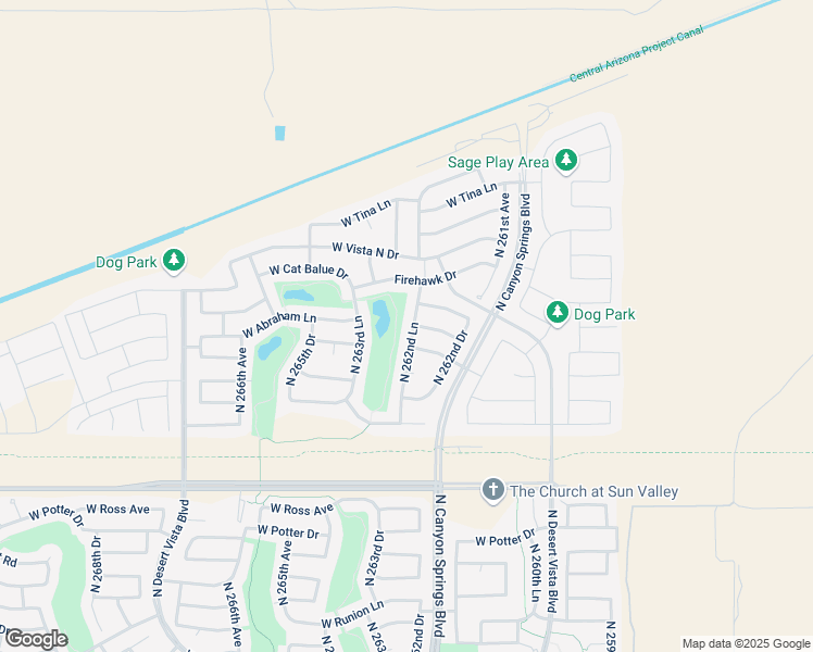 map of restaurants, bars, coffee shops, grocery stores, and more near 21500 North 262nd Lane in Buckeye