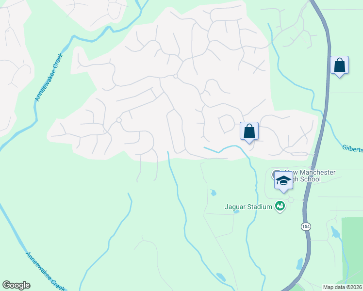 map of restaurants, bars, coffee shops, grocery stores, and more near 4665 Ferncrest Place in Douglasville