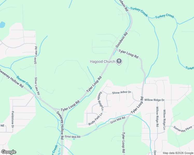map of restaurants, bars, coffee shops, grocery stores, and more near 6295 Tyler Loop Road in Pinson