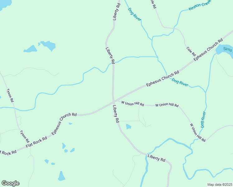 map of restaurants, bars, coffee shops, grocery stores, and more near 9680 Ephesus Church Road in Villa Rica