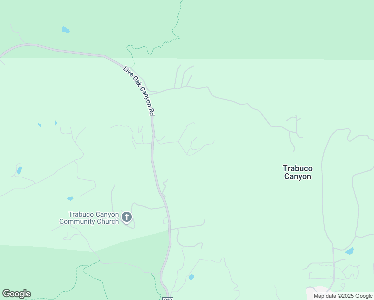 map of restaurants, bars, coffee shops, grocery stores, and more near 30465 Hunky Dory Lane in Trabuco Canyon