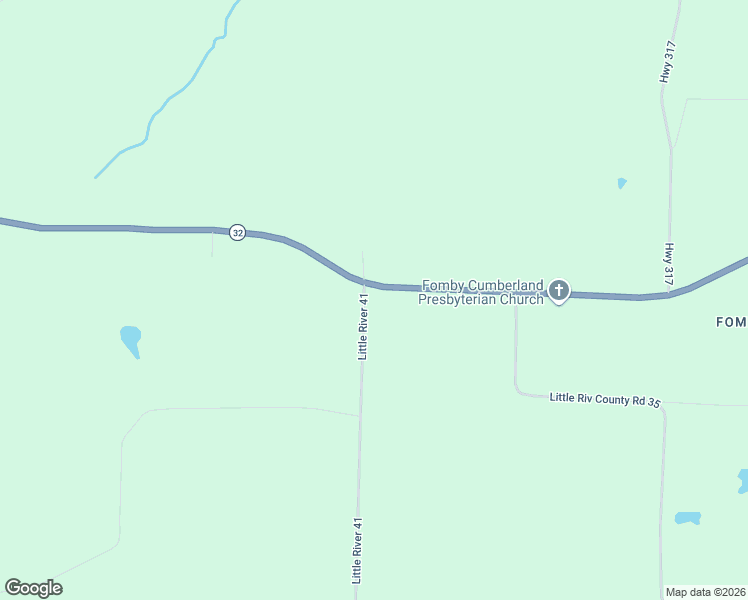 map of restaurants, bars, coffee shops, grocery stores, and more near 105 Little River 41 in Ashdown