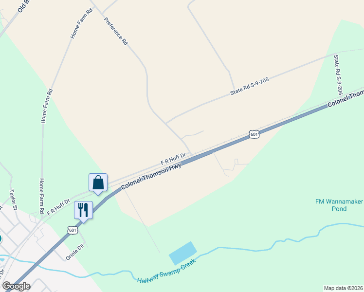 map of restaurants, bars, coffee shops, grocery stores, and more near 1071 Preference Road in Saint Matthews