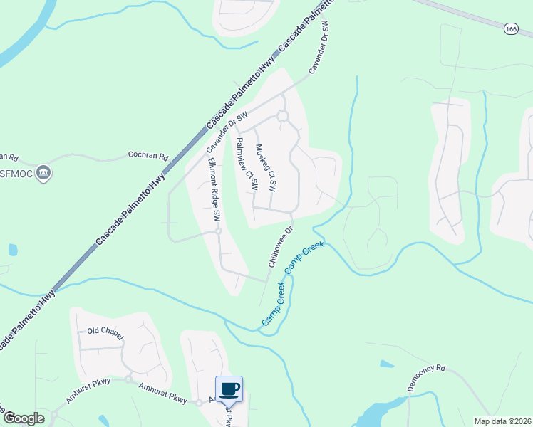 map of restaurants, bars, coffee shops, grocery stores, and more near 7036 Talkeetna Court in Atlanta