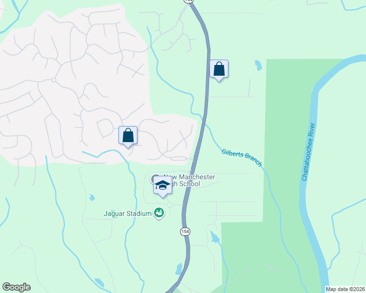 map of restaurants, bars, coffee shops, grocery stores, and more near 2673 Blowing Wind Circle in Douglasville