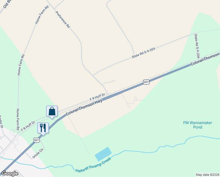 map of restaurants, bars, coffee shops, grocery stores, and more near 1071 Preference Road in Saint Matthews