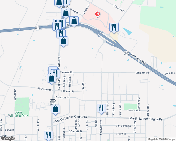 map of restaurants, bars, coffee shops, grocery stores, and more near 613 Clement Road in Paris
