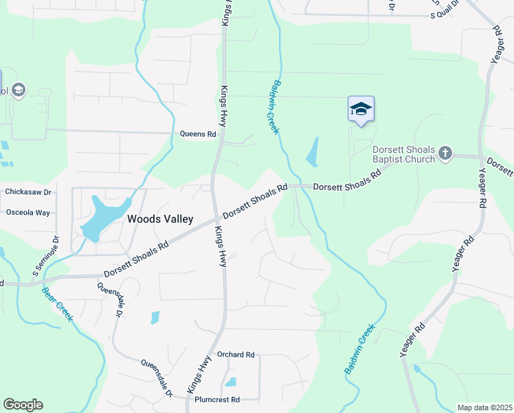 map of restaurants, bars, coffee shops, grocery stores, and more near 6051 Dorsett Shoals Road in Douglasville