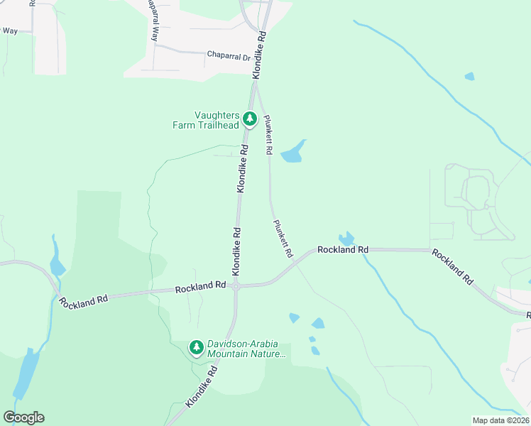 map of restaurants, bars, coffee shops, grocery stores, and more near 3473 Plunkett Road in Stonecrest