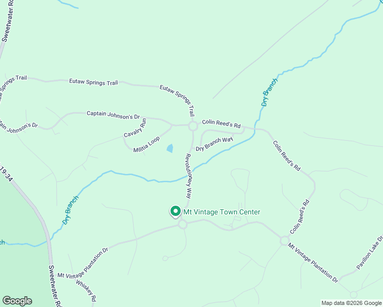 map of restaurants, bars, coffee shops, grocery stores, and more near 165 Dry Branch Way in North Augusta