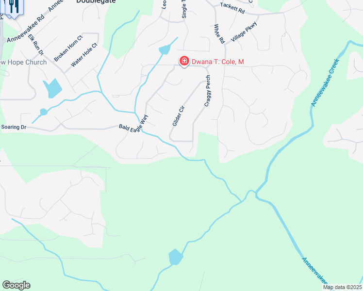 map of restaurants, bars, coffee shops, grocery stores, and more near 4704 Glider Circle in Douglasville