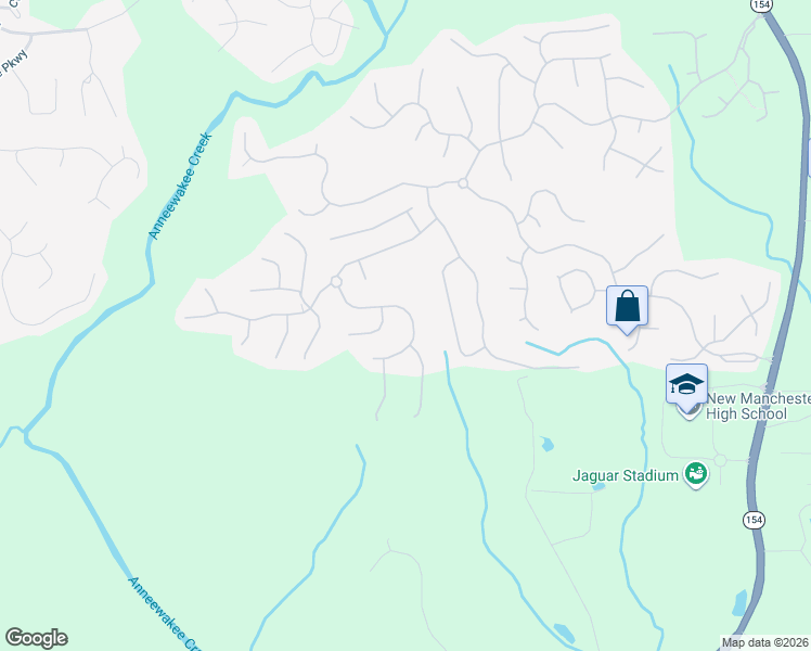 map of restaurants, bars, coffee shops, grocery stores, and more near 3268 Hunting Creek Pass in Douglasville