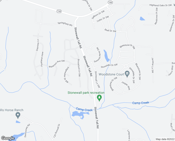 map of restaurants, bars, coffee shops, grocery stores, and more near 2768 Summit Parkway Southwest in Atlanta