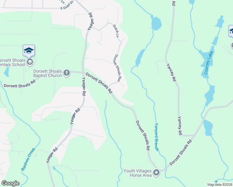 map of restaurants, bars, coffee shops, grocery stores, and more near 5500 Dorsett Shoals Road in Douglasville