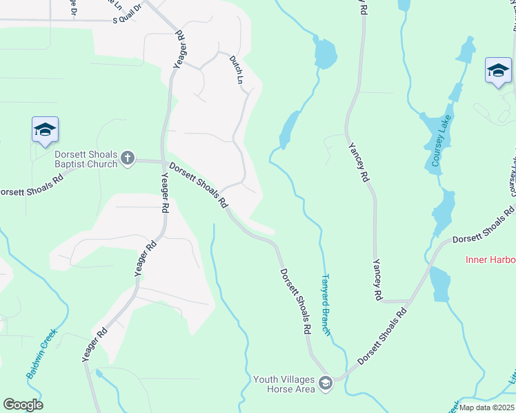 map of restaurants, bars, coffee shops, grocery stores, and more near 4558 Dorsett Shoals Court in Douglasville