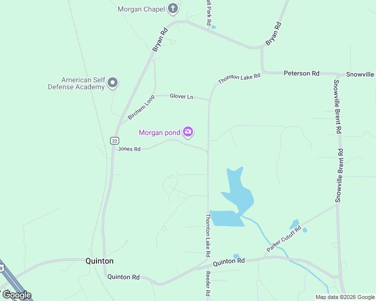 map of restaurants, bars, coffee shops, grocery stores, and more near 458 Jones Road in Dora