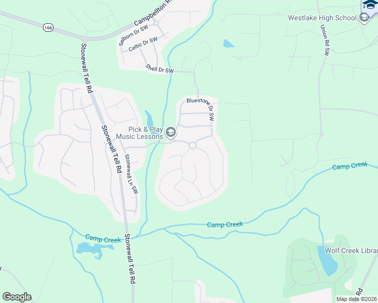 map of restaurants, bars, coffee shops, grocery stores, and more near 274 Woodmill Way in Atlanta