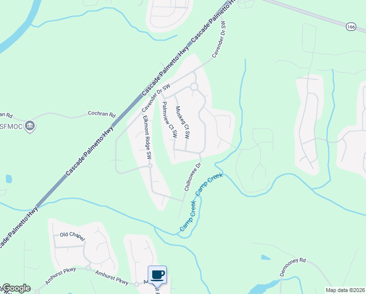 map of restaurants, bars, coffee shops, grocery stores, and more near 7036 Talkeetna Court in Atlanta