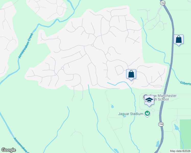 map of restaurants, bars, coffee shops, grocery stores, and more near 4665 Ferncrest Place in Douglasville