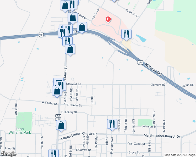 map of restaurants, bars, coffee shops, grocery stores, and more near 613 Clement Road in Paris