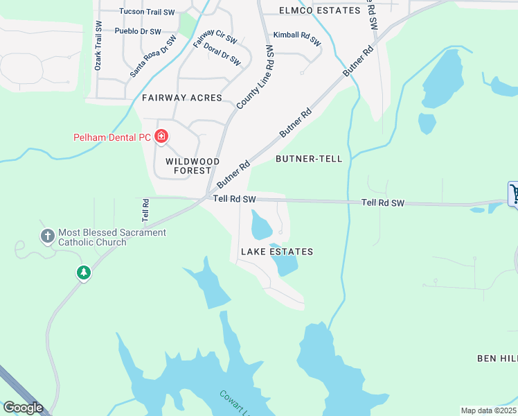 map of restaurants, bars, coffee shops, grocery stores, and more near 2729 Pinella Drive Southwest in Atlanta