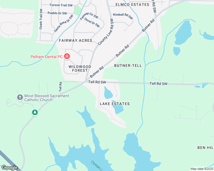 map of restaurants, bars, coffee shops, grocery stores, and more near 2729 Pinella Drive Southwest in Atlanta