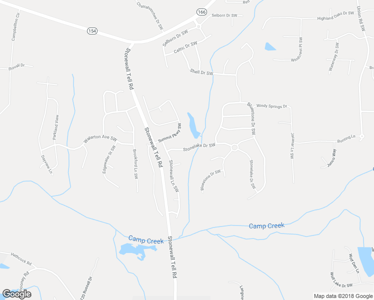 map of restaurants, bars, coffee shops, grocery stores, and more near 6327 Stonelake Drive Southwest in Atlanta