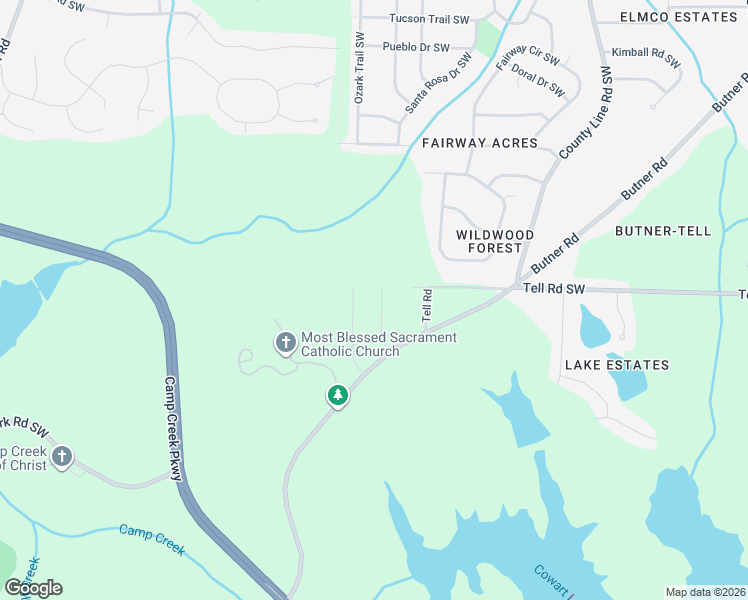 map of restaurants, bars, coffee shops, grocery stores, and more near 180 North Star Trail Southwest in Atlanta