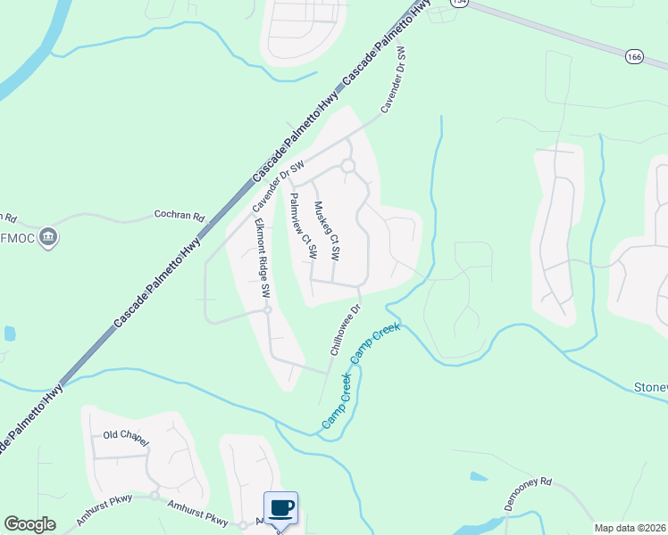 map of restaurants, bars, coffee shops, grocery stores, and more near 2685 Muskeg Ct SW in Atlanta