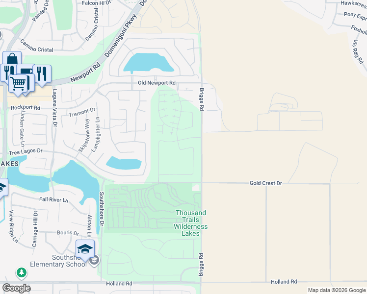 map of restaurants, bars, coffee shops, grocery stores, and more near 29875 Newport Road in Menifee