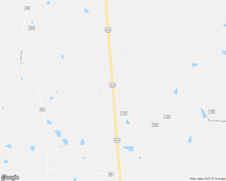 map of restaurants, bars, coffee shops, grocery stores, and more near 2187 U.S. 425 in Monticello