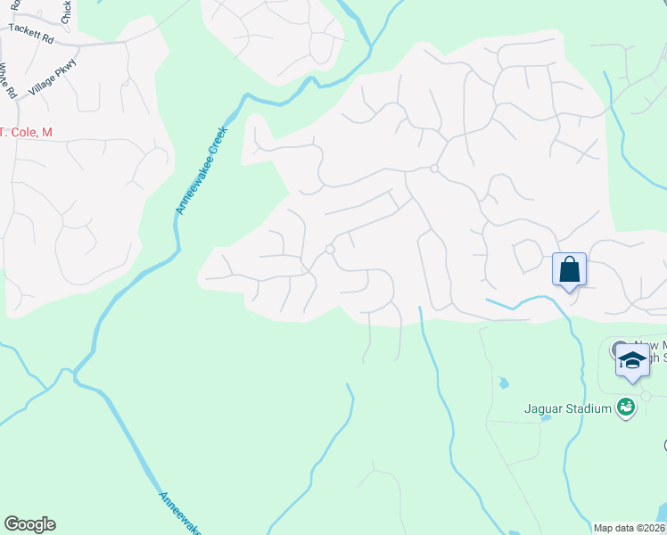 map of restaurants, bars, coffee shops, grocery stores, and more near 3138 Hunting Creek Pass in Douglasville