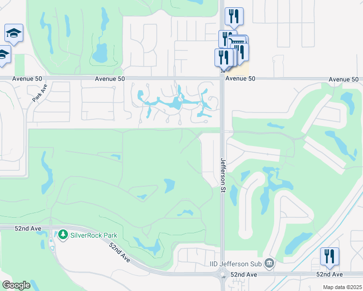 map of restaurants, bars, coffee shops, grocery stores, and more near 50690 Breva in La Quinta
